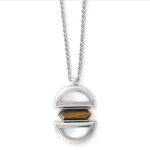 NEW Lia Sophia Magnetic Tigers Eye Necklace